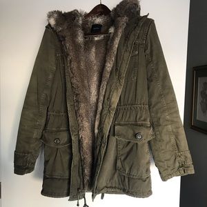 Talula Aritzia Jacket Green